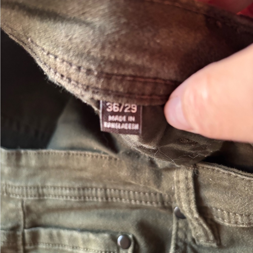 Jachs Men's Dark Green Jeans - Picture 4 of 5